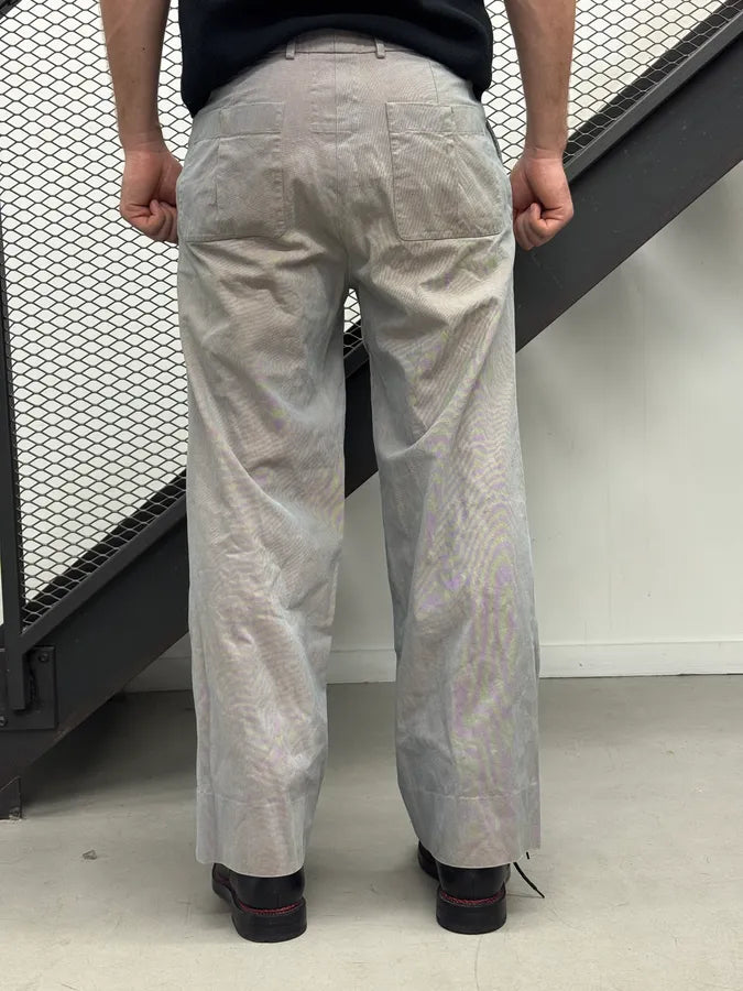 AW2007 Yves Saint Laurent Grey Ovalo Faded Pants iEdxZKV 4