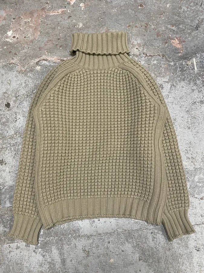 2000s Yves Saint Laurent Grey Wool Turtleneck (S/M) obDubVd 3