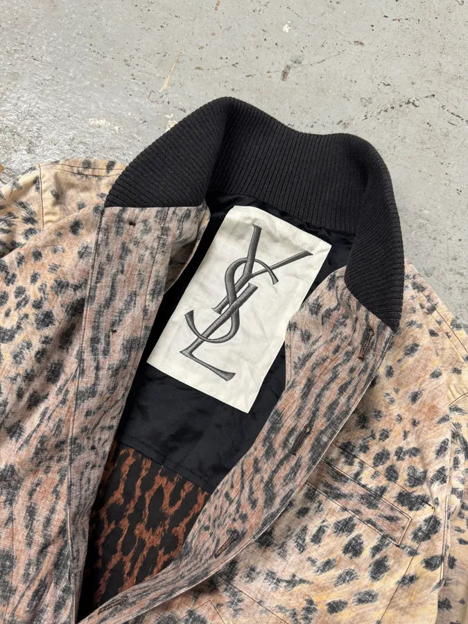 2000s Yves Saint Laurent Leopard Print Jacket by Tom Ford rEcKhYp 8