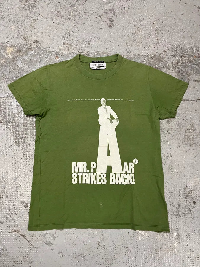 2000s Yves Saint Laurent Mister A Green T-Shirt jhohHyl 0