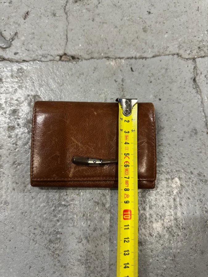 2000s Yves Saint Laurent Mombasa Brown Leather Wallet – Dolce Vita Hub