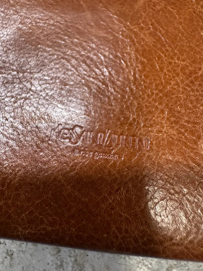 2000s Yves Saint Laurent Mombasa Brown Leather Wallet (OS) VPrMids 4