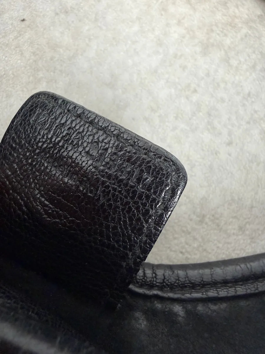 2000s Yves Saint Laurent Mombasa Saint Tropez Black Leather Handle Bag bsSnZoC 6