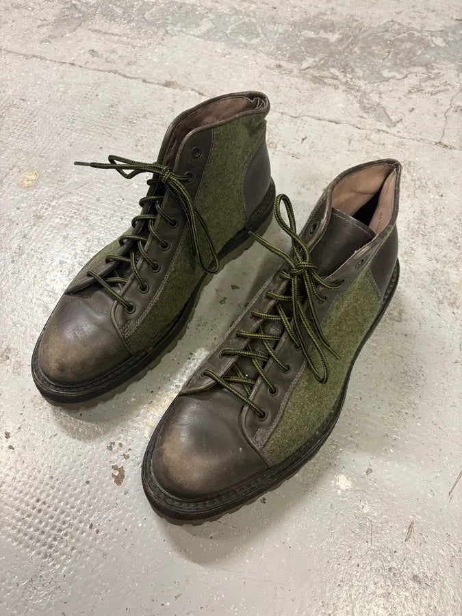 2000s Yves Saint Laurent Mountain Fur Eroded Black Boots sAXunWB 2