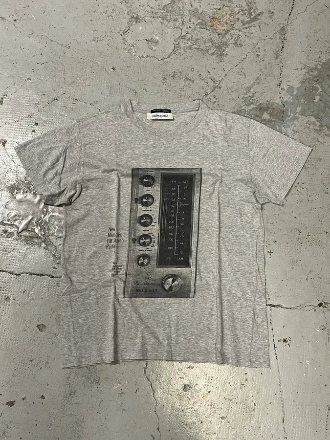 2000s Yves Saint Laurent Radio Grey T-Shirt ydBzRgv 1