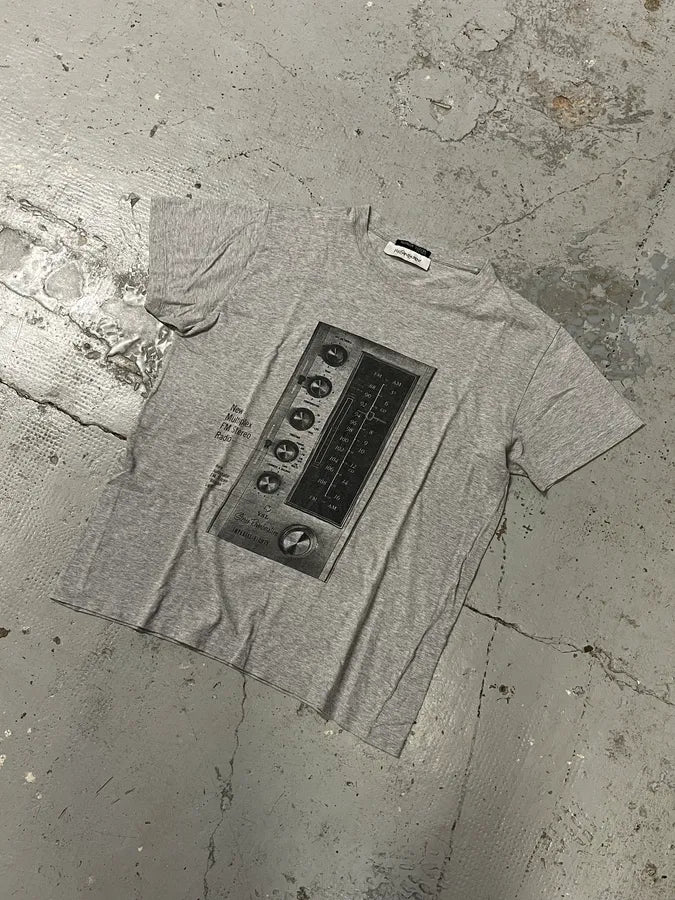 2000s Yves Saint Laurent Radio Grey T-Shirt ydBzRgv 3
