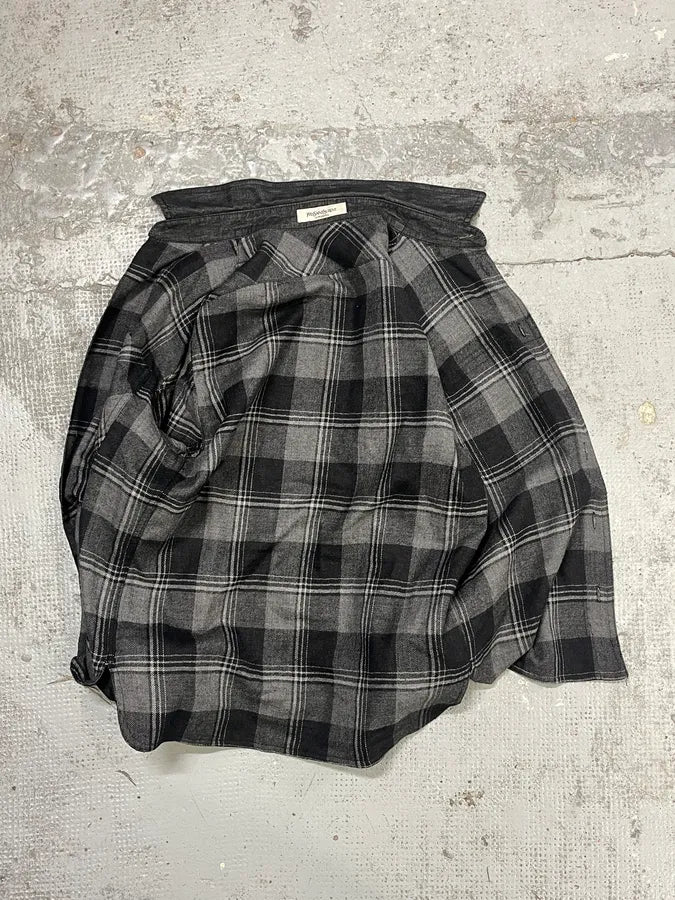 2000s Yves Saint Laurent Rive Gauche Grey Denim Shirt UGpEPdS 7