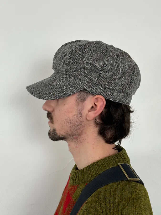 FW2010 Yves Saint Laurent Rive Gauche Grey Wool Cap NVOeIqA 2