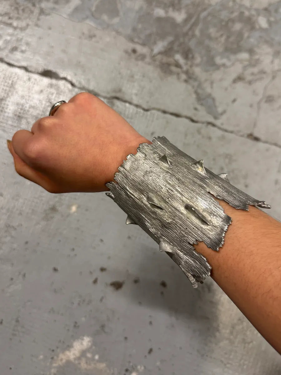 2000s Yves Saint Laurent Spikes Wood Armband Bracelet by Tom Ford bvbldXP 1