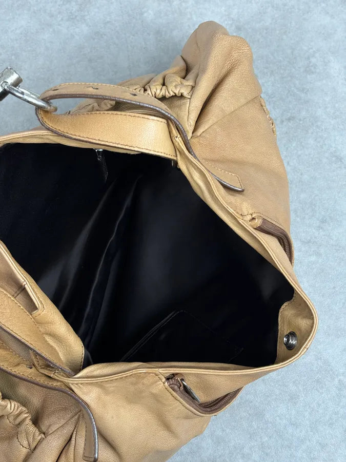 2000s Yves Saint Laurent Tan Horn Muse Hobo Leather Bag sdFDuXy 10