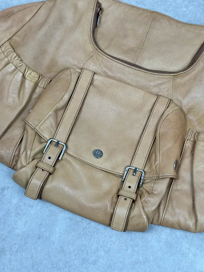2000s Yves Saint Laurent Tan Horn Muse Hobo Leather Bag sdFDuXy 5