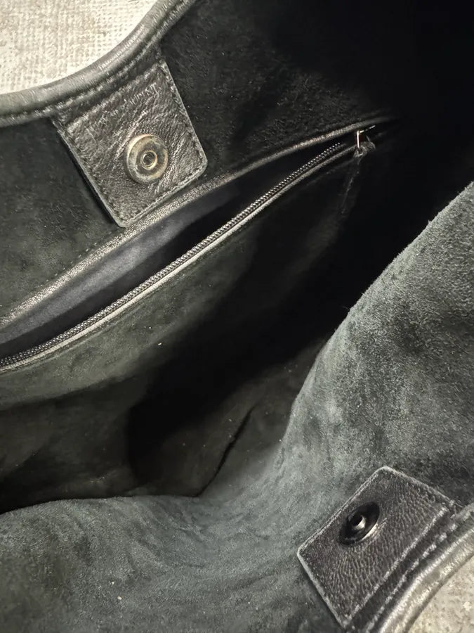 2000s Yves Saint Laurent Tom Ford Mombasa Horn Black Leather Handle Bag (OS) kdheiQF 10