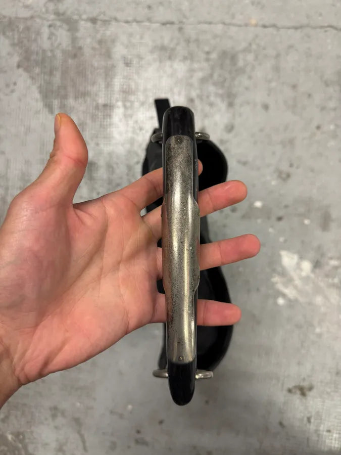 2000s Yves Saint Laurent Tom Ford Mombasa Horn Black Leather Handle Bag (OS) kdheiQF 5