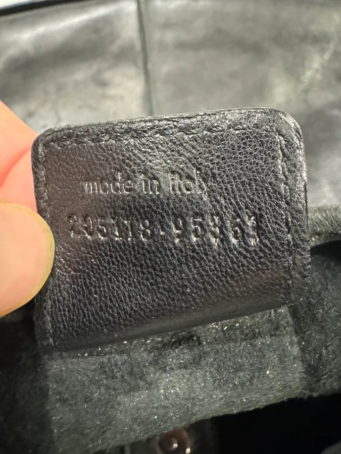 2000s Yves Saint Laurent Tom Ford Mombasa Horn Black Leather Handle Bag (OS) kdheiQF 9