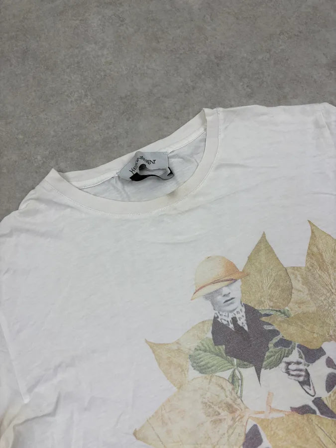 2000s Yves Saint Laurent White Country T-Shirt YMlQRbd 4