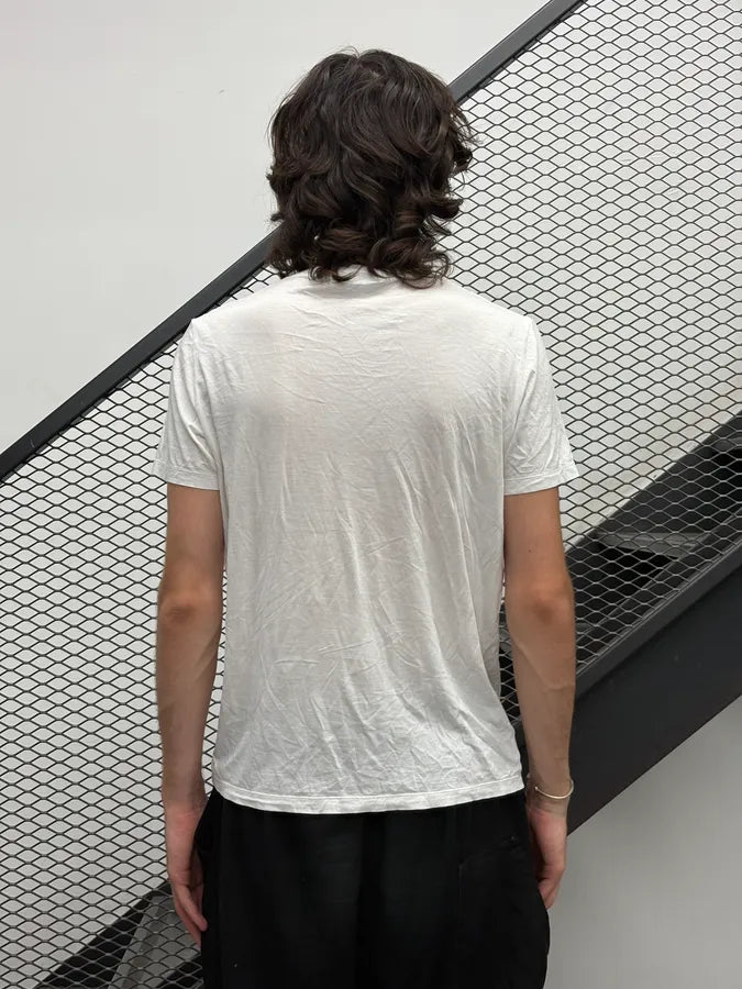 2000s Yves Saint Laurent White Country T-Shirt YMlQRbd 2