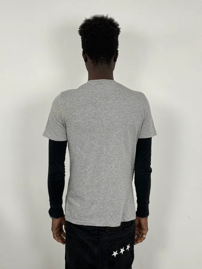 2000s Yves Saint Laurent YSL Shadow Grey T-Shirt kgLHzNN 2