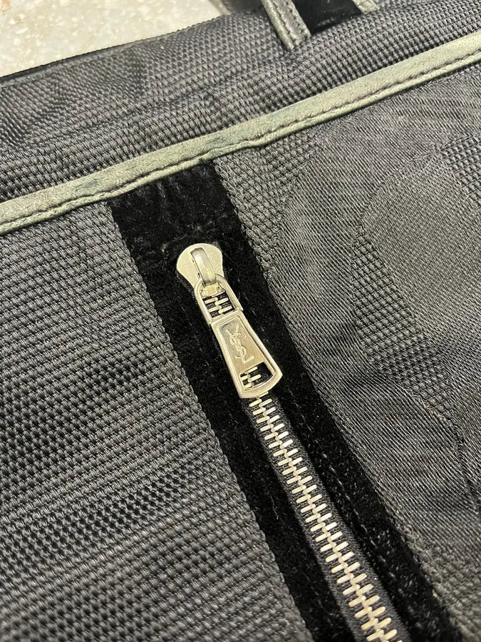 2000s Yves Saint Laurent Zip Black Handle Bag gVhOWoE 6