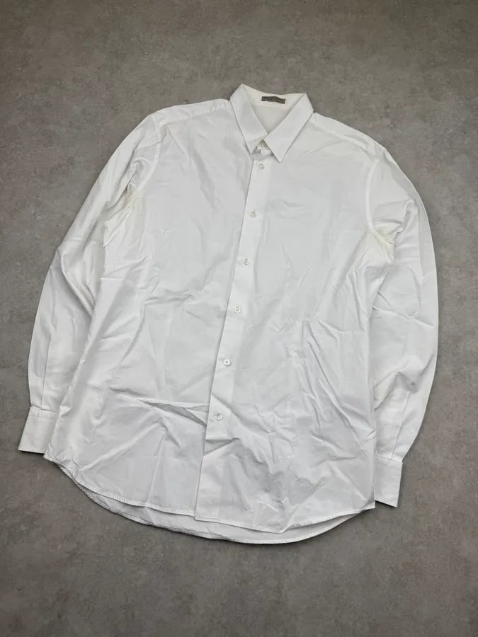 2000s Bottega Veneta White Classic Shirt nvznuDN 4