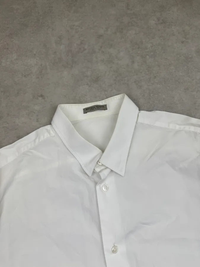 2000s Bottega Veneta White Classic Shirt nvznuDN 3