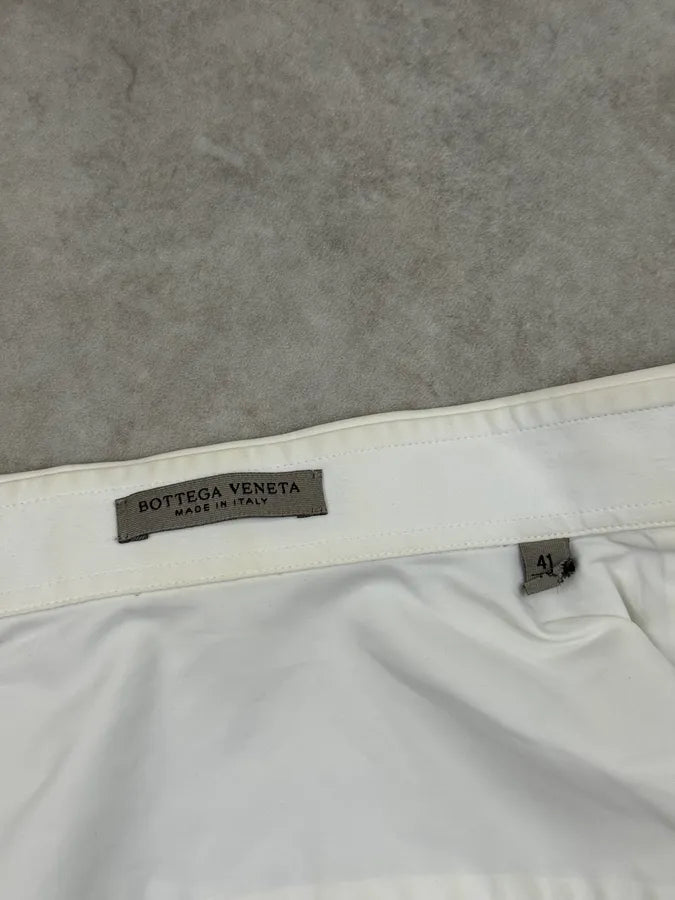 2000s Bottega Veneta White Classic Shirt nvznuDN 8