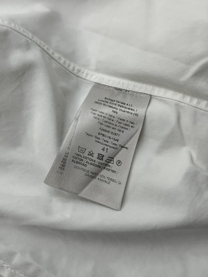 2000s Bottega Veneta White Classic Shirt nvznuDN 9