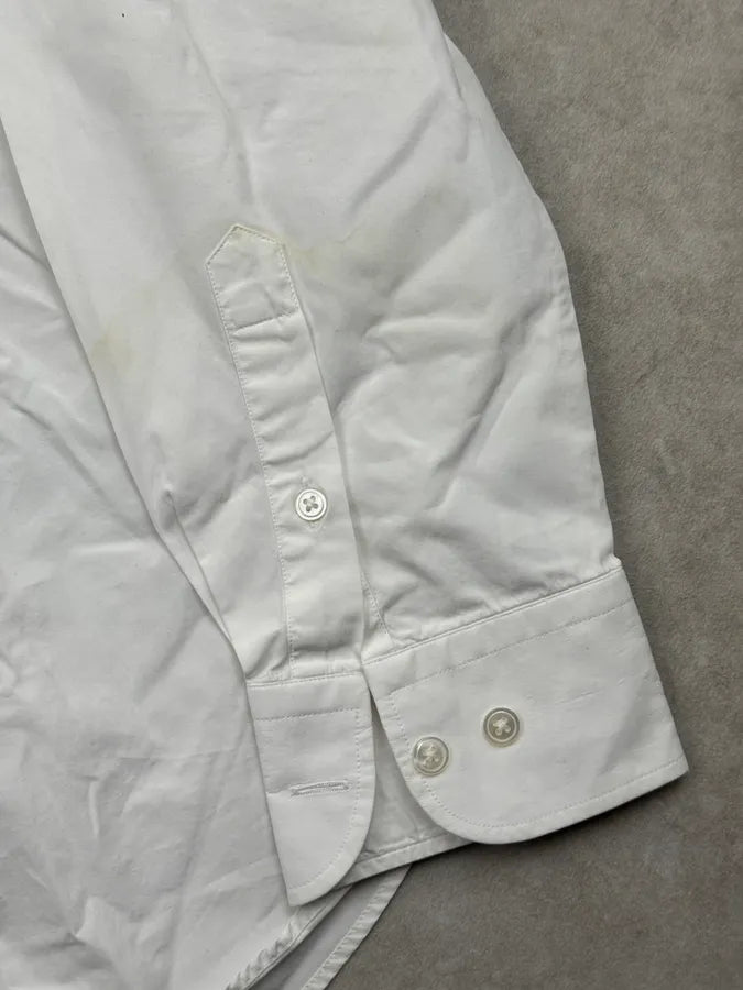 2000s Bottega Veneta White Classic Shirt nvznuDN 10