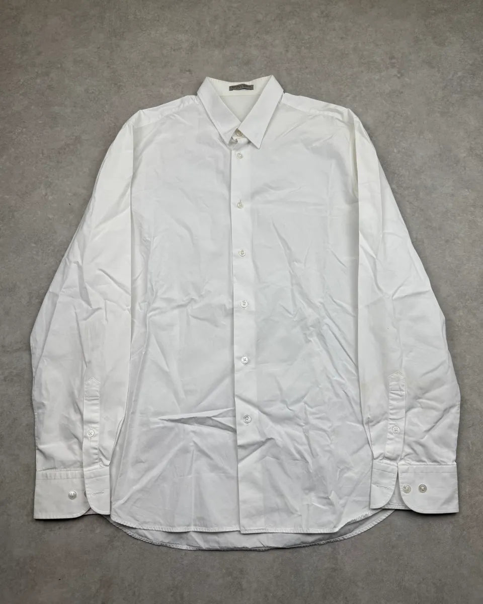 2000s Bottega Veneta White Classic Shirt nvznuDN 2