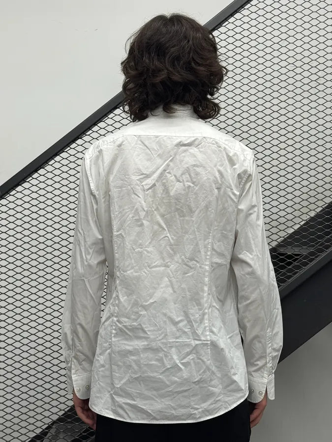 2000s Bottega Veneta White Classic Shirt nvznuDN 1