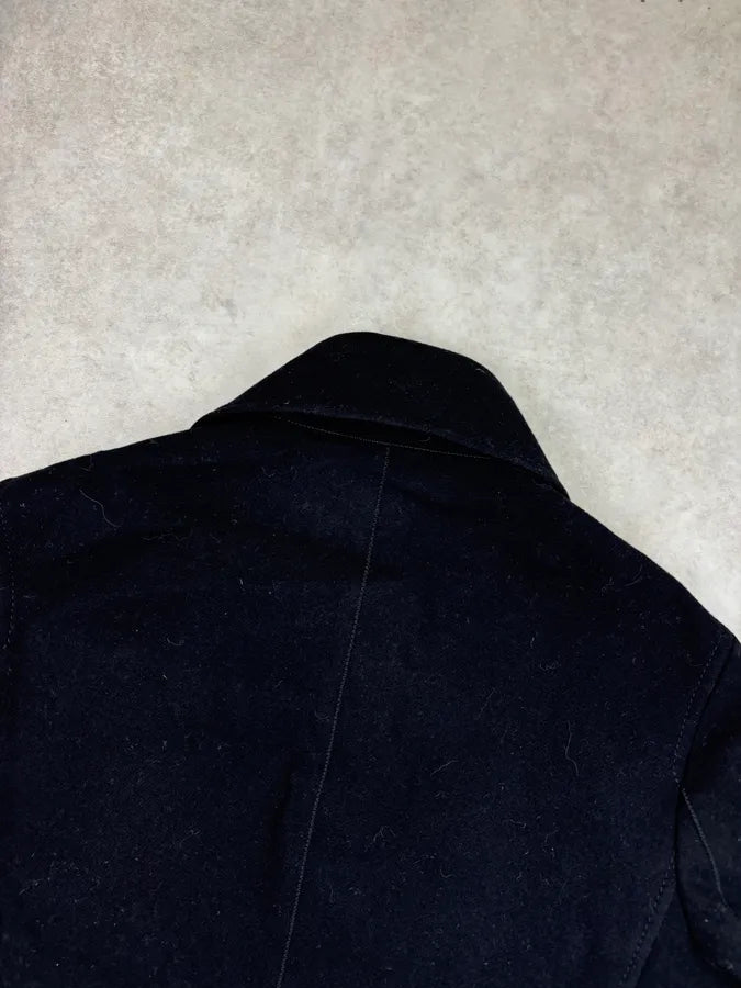 AW2008 Dsquared2 Black Wool Double-Breasted Coat aFqZYTe 5