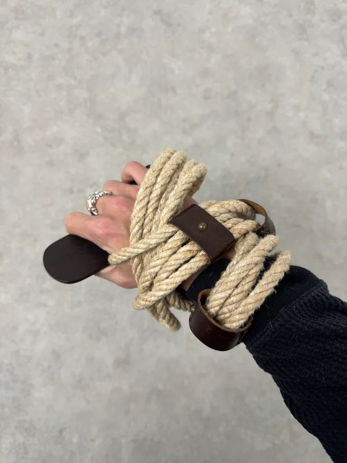 2002 Dolce & Gabbana Medieval Beige Rope Belt tkwYrmP 1