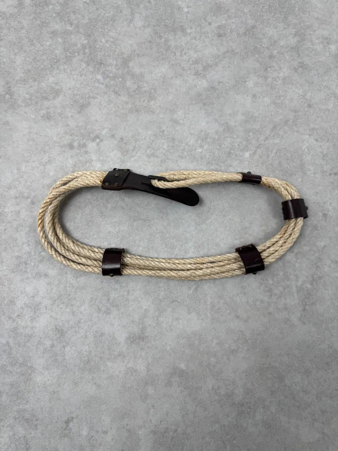 2002 Dolce & Gabbana Medieval Beige Rope Belt tkwYrmP 3
