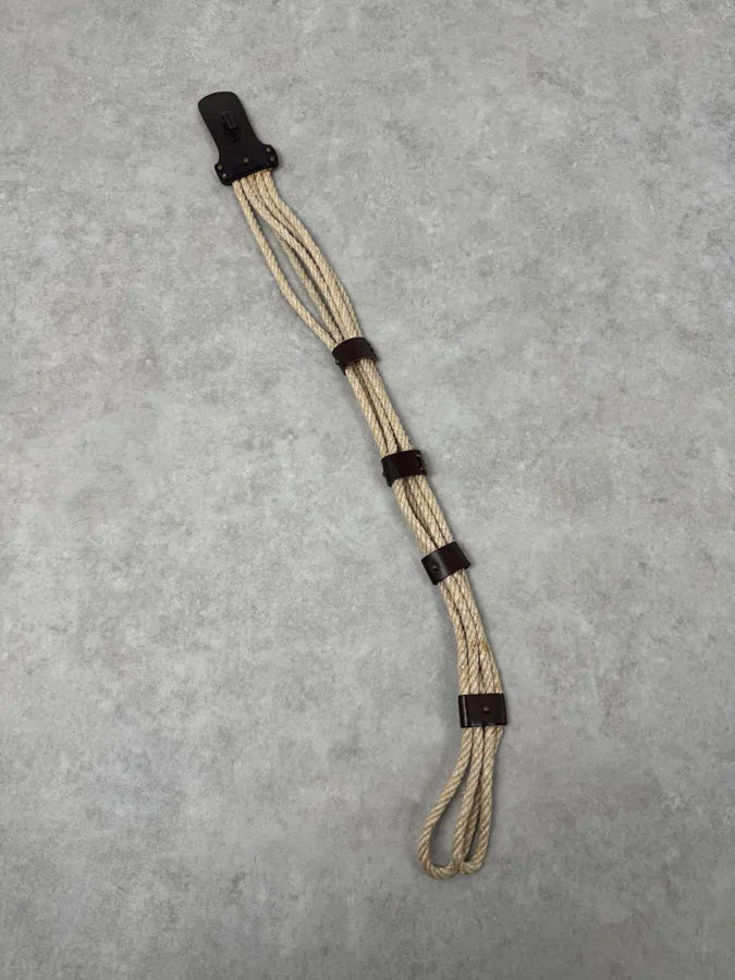 2002 Dolce & Gabbana Medieval Beige Rope Belt tkwYrmP 9