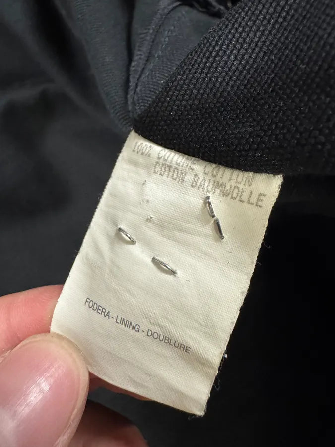 2003 Gucci Black Multi Pockets Belted Long Jacket eBUIpQd 10