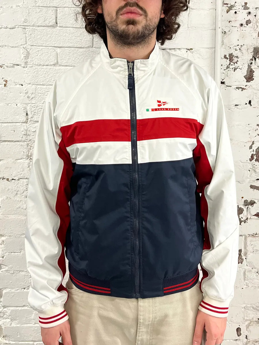 2003 Prada Luna Rossa Racing Challenge White & Blue Jacket kQjmMpX 0