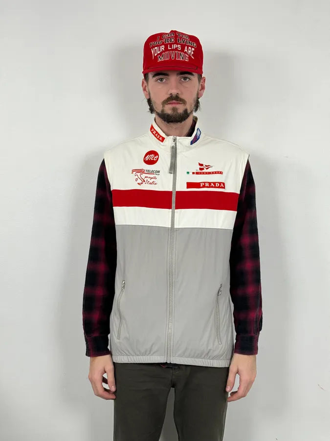 2003 Prada Luna Rossa Racing Challenge White Vest YPHBvNH 1