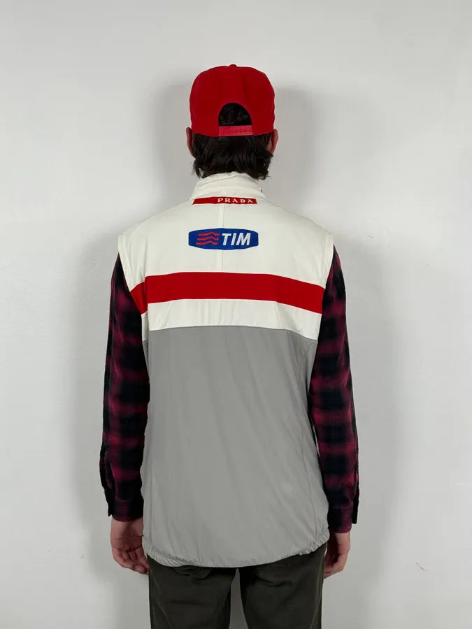 2003 Prada Luna Rossa Racing Challenge White Vest YPHBvNH 2