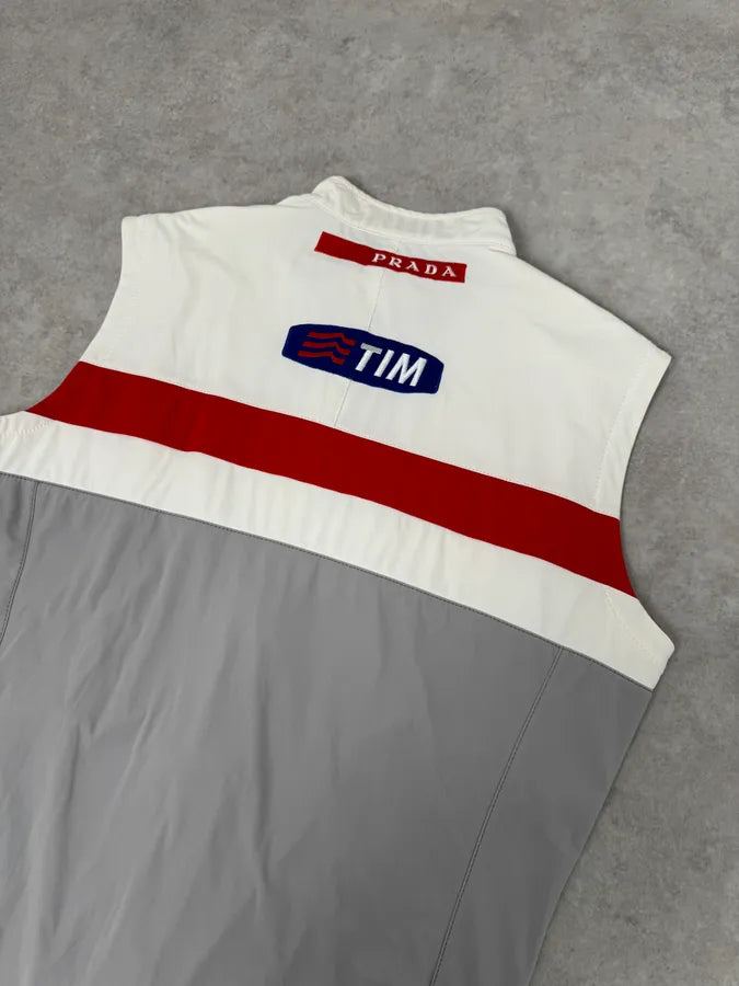 2003 Prada Luna Rossa Racing Challenge White Vest YPHBvNH 4