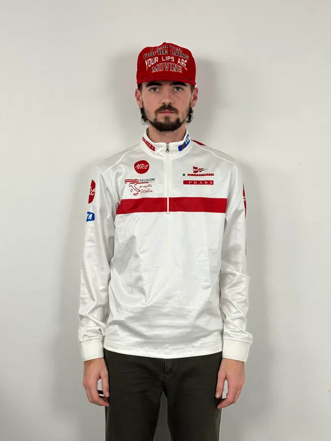 2003 Prada Luna Rossa Racing Challenge Zip White Longsleeves SgTEFae 1