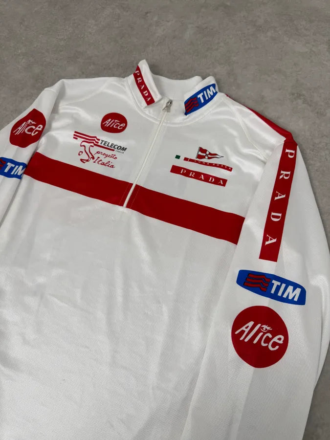 2003 Prada Luna Rossa Racing Challenge Zip White Longsleeves SgTEFae 2