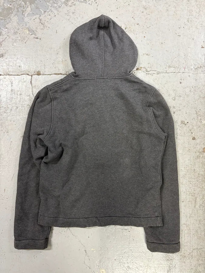 AW2003 Dolce & Gabbana Grey Wool Double-Breasted Zip Hoodie MsUoudy 4