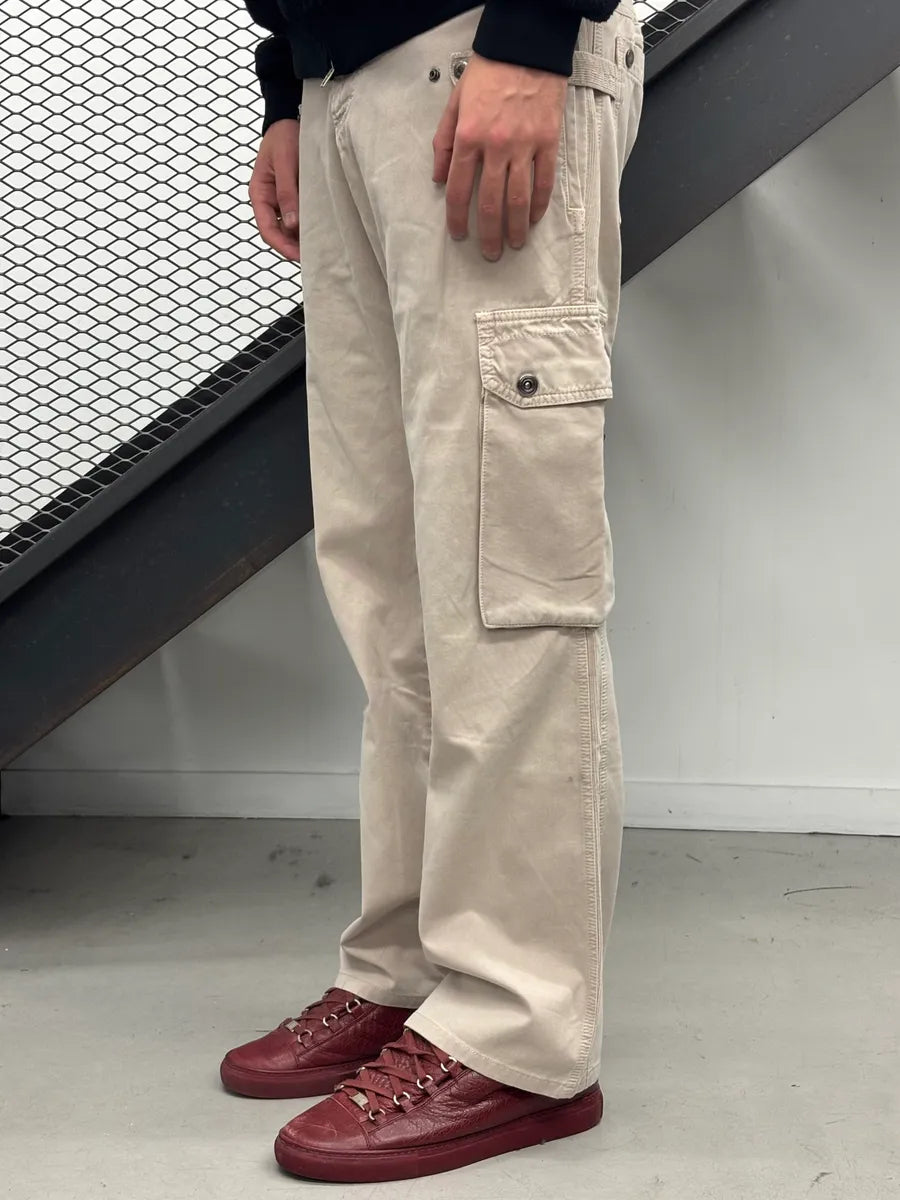 AW2004 Dolce & Gabbana Beige Utility Cargo Pants QVCAUtz 3