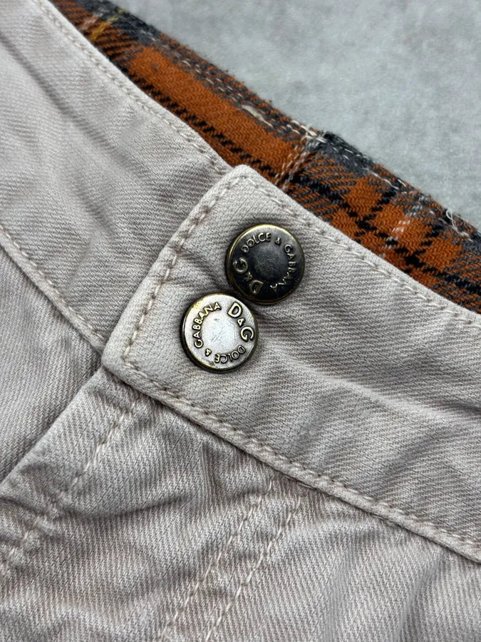 AW2004 Dolce & Gabbana Beige Utility Cargo Pants QVCAUtz 9