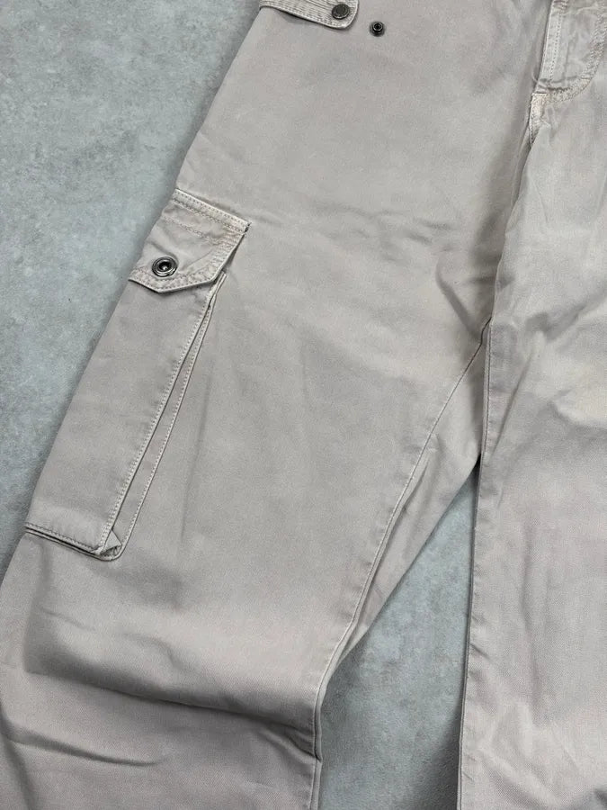 AW2004 Dolce & Gabbana Beige Utility Cargo Pants QVCAUtz 7