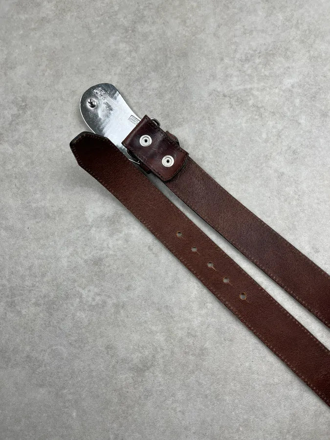 SS2005 Dsquared2 Brown Leather Hawaï Belt BHLIpCq 6