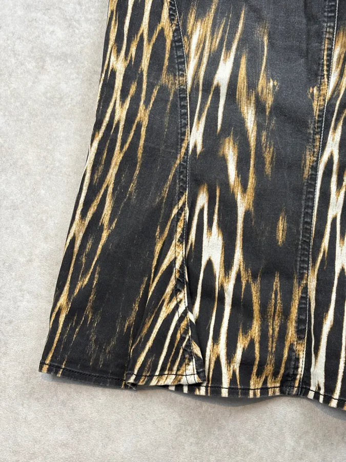 AW2004 Cavalli Black Fire Magma Skirt  TNvHklB 10