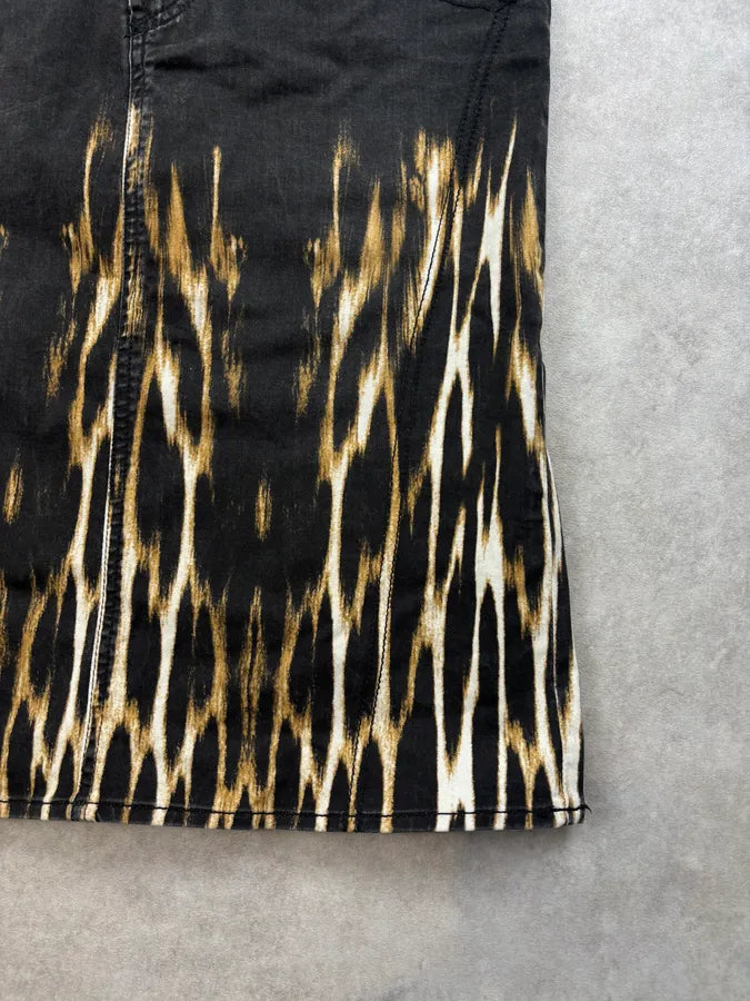 AW2004 Cavalli Black Fire Magma Skirt  TNvHklB 8