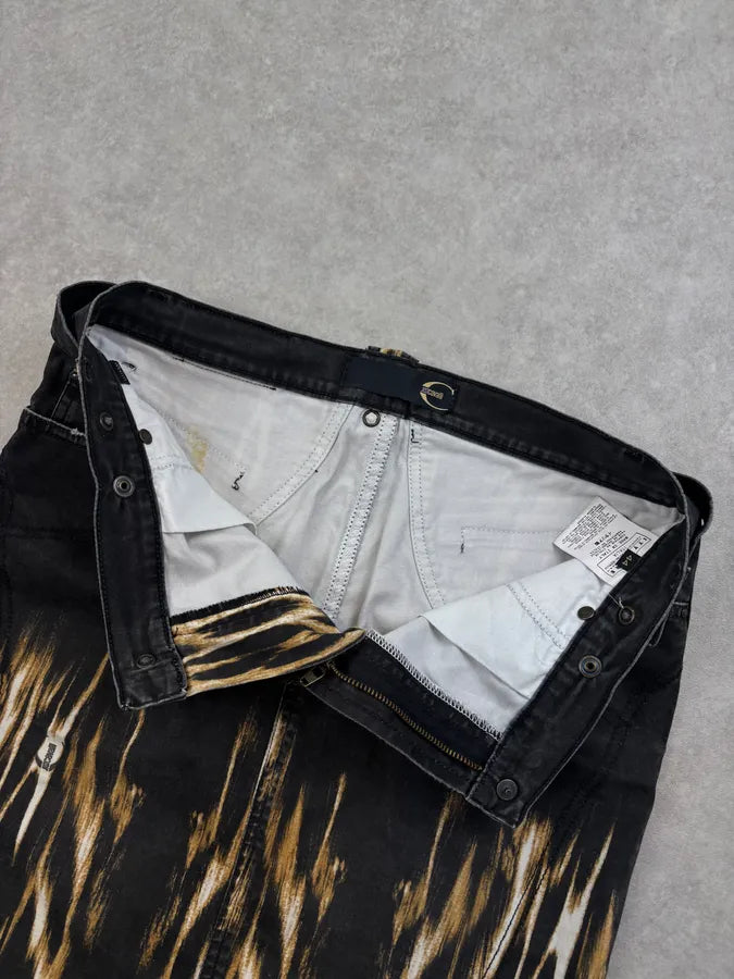 AW2004 Cavalli Black Fire Magma Skirt  TNvHklB 7