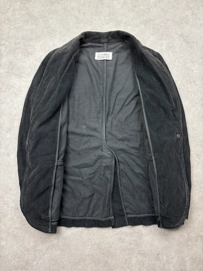 AW2004 Maison Martin Margiela Corduroy Single-Breasted Blazer Jacket TQVeDLZ 6