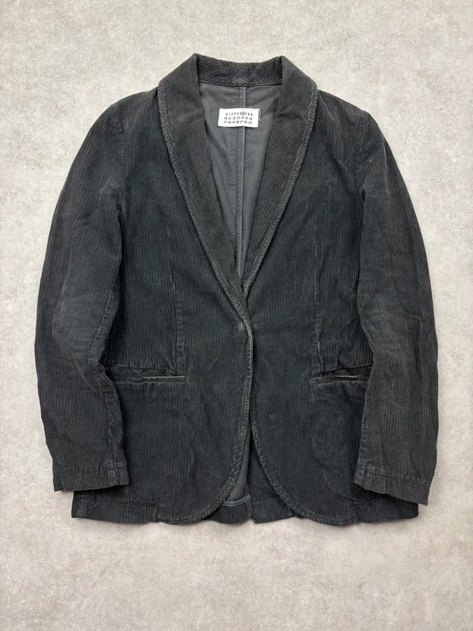 AW2004 Maison Martin Margiela Corduroy Single-Breasted Blazer Jacket TQVeDLZ 0